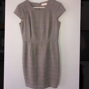 Calvin Klein Gray Work Dress